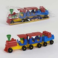 Конструктор "Чарівний поїзд №1" 0274 "Technok Toys" 31 деталь, в пакеті