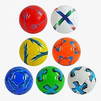 М`яч футбольний С 64683 7 видів, вага 300-330 грамів, матеріал м`який PVC, ВИДАЄТЬСЯ ТІЛЬКИ МІКС ВИДІВ