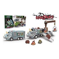 Парковка SJ 691 B-1 інерційний механізм, 3 машинки, підйомний кран, 10 мелодій, звуки роботи, рик, підсвічування, наліпки, інструкція, в коробці