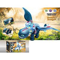 Динозавр 8808 на батарейках, ходить, підсвічується, звукові ефекти, фігурка чоловічка, в коробці