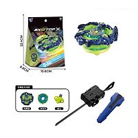 Бейблейд 9-80 B запускач, дзиґа з металевими накладками, в коробці