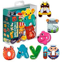 Гра розвиваюча магнітна "Диво-букви. Абетка" (укр) - VT5411-18 "Vladi Toys"