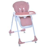 Стільчик для годування Bambi M 3233L Pink (60*88*109 см, 4 колеса Ø5 см, регулювання: стілець 7 п., спинка 3 п., підніжка 3 п., стіл 29*56 см)і