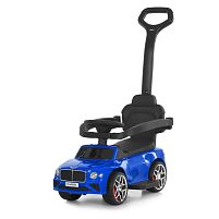 Каталка-толокар Bambi M 6252EL-4 (колеса: Ø5,5"/EVA, батьк. ручка, страхувальний бампер, сидіння: екошкіра, музика, до 30 кг)