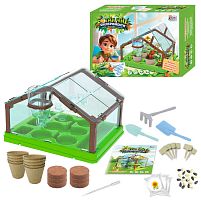 Ботанічні експерименти 78522 "4FUN Game Club", ґрунт, теплиця, насіння, інструменти, в коробці