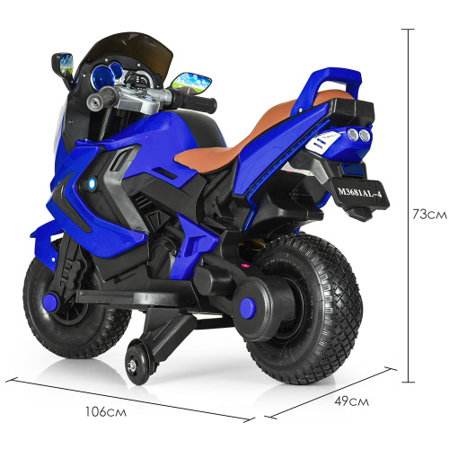 Електромотоцикл дитячий Bambi Racer M 3681AL-4 фото 5