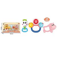 Набір брязкалець BM 4300-3 3 штуки, прорізувач, в коробці