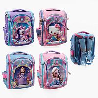 Рюкзак C 72904 розмір: 28х16х35 см, 2 відділення, 2 кишені, на блискавці, розкладна конструкція, регульовані лямки, пластикові вставки, нагрудни