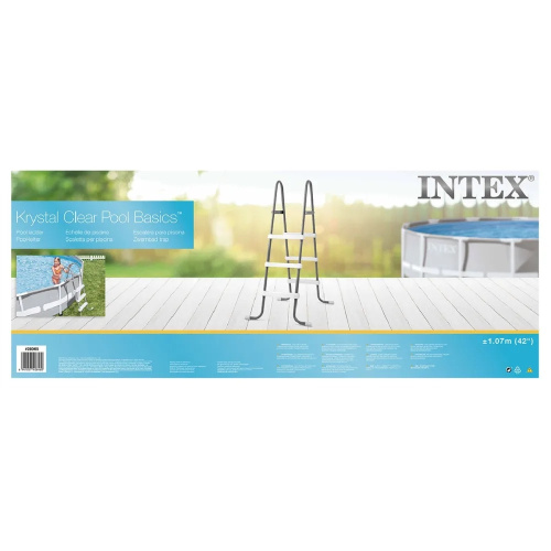 Драбина для басейну Intex 28065 (107 см, 6 сходинок) фото 4