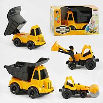 Будтехніка 06-528 Pilsan 4 види, рухомі деталі, в коробці