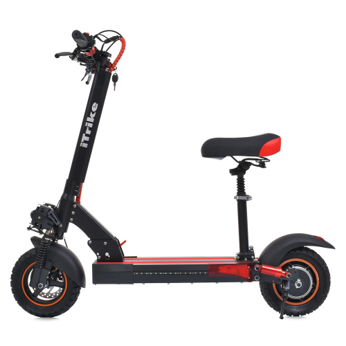 Електросамокат iTrike MES 1034S-1 (колеса: Ø10", акк: 48V/10Ah/Li, мотор: 48V/800W, зарядка: 110-220V/4-13 год, швидкість до 45 км/г, IPX4, до 150 кг) фото 6