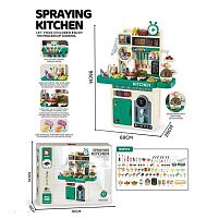 Кухня G 796 A Штрих = 00687 93 елементи, висота 95см, пісеньки та слова англійською, підсвічування, звуки приготування, парогенератор, помпова под