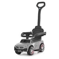 Каталка-толокар Bambi M 6253EL-11 (колеса: Ø5,5"/EVA, батьк. ручка, страхувальний бампер, сидіння: екошкіра, музика, до 30 кг)