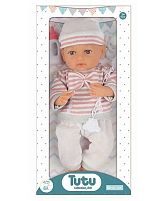 Пупс 6213 гумовий, висота 35 см, пустушка, пляшечка, в коробці