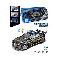 Машина JS 167 E "Поліцейська машина", звук, підсвітка, масштаб 1:20, гумові колеса, інерція, в коробці