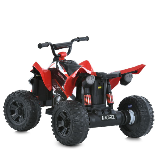Електроквадроцикл дитячий Bambi Racer M 6059EL-3 (колеса: Ø10.2"/EVA, акк. 12V/9Ah, мотор: 2*12V/45W/12000RPM, до 5 км/г, до 35 кг) фото 10
