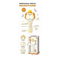 Мікрофон YK 7020 A “Левеня”, вбудований акумулятор, USB Type-C, Bluetooth, підсвічування, музика, зміна гучності, зміна голосу, в коробці