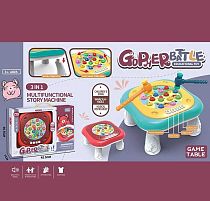 Стукалка 8636 2 кольори, на батарейках, мелодії, підсвічування, в коробці