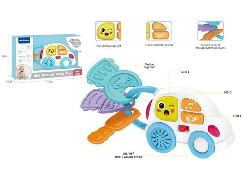 Іграшка музична 6649 мелодії, підсвічування, в коробці