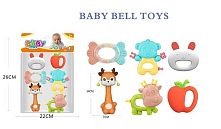 Набір брязкалець 508-151 6 штук, прорізувач, в пакеті