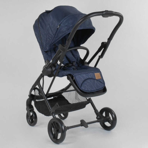 Коляска дитяча прогулянкова Joy Liliya 66916 (колір СИНІЙ, футкавер) фото 6