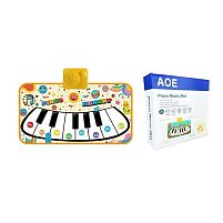 Килимок музичний 66399 y-12 46.5 х 3 х 25 см, на батарейках, піаніно, режим пам'яті, музика, в коробці