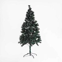 Ялинка штучна C 64105 висота - 210 см, розбірна, прикрашена глітером, в коробці