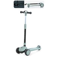 Самокат триколісний iTrike JR3-138-G (колеса: передні Ø4,7"/заднє Ø2,95"/PU, рама: пластик+алюминий/складна, до 25 кг)