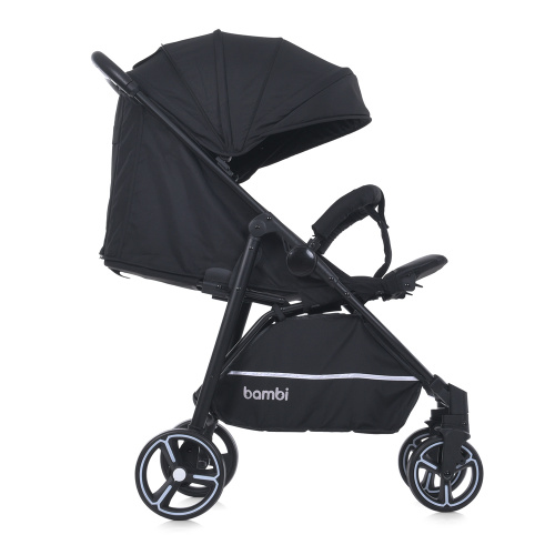 Коляска дитяча прогулянкова Bambi M 4249-2 Black Matt фото 4
