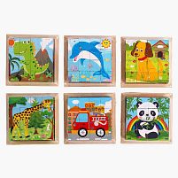 Кубики C 60411 6 зображень-пазлів, у плівці