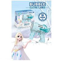 Пістолет з мильними бульбашками 668-16 на батарейках, автоматичний принцип роботи, мильний розчин, в коробці