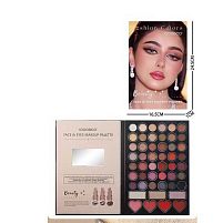 Косметика IG 3071 , рум’яна, хайлайтери, 42 кольорів тіней, дзеркало, в коробці