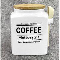 Банка для кави "Vintage style" з ложкою 800мл 10*10*13см Stenson MC4552-C