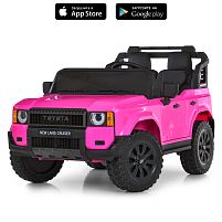 Електромобіль дитячий Bambi Racer M 6280EBLR-8 «Toyota Land Cruiser» (колеса Ø11"/EVA, акк: 12V/10Ah, мотор: 2*12V/45W, до 7 км/г, до 35 кг)