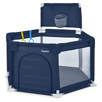 Намет-манеж Bambi MR 1340-BL (63/104*121*138 см, тканина: Oxford 150D, 2 ручки, баскетбольне кільце Ø20 см, вхід із застібкою-блискавкою, поліестер)