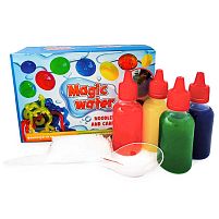 Набір для творчості "Magic water" MV6031-01 "Ludum", 4 кольорові гелі, ложка, пакетик сухої речовини, в коробці