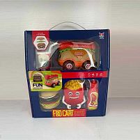 Набір продуктів XJ 574 муляжі продуктів, машинка з інерцією, підсвічуванням та мелодіями, в коробці