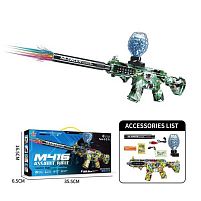 Автомат WH 68-4 акумулятор 7.4 V, автоматичний та механічний принципи роботи, стріляє орбізами, підсвічування, в коробці