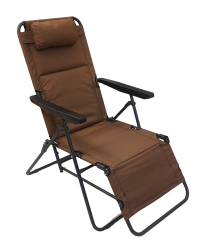 Розкладне крісло-шезлонг Senya Фііджи (45*51*157 см., наповнювач: синтапон, 8-м положень спинки, з підлокотниками,навантаження до 100 кг.)
