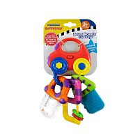 Брязкальце 0696-1 машинка, музичний чіп, прорізувач, на листі