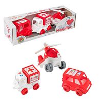 Набір машинок "Kids cars" 39549 "Tigres", "Швидка допомога", в коробці