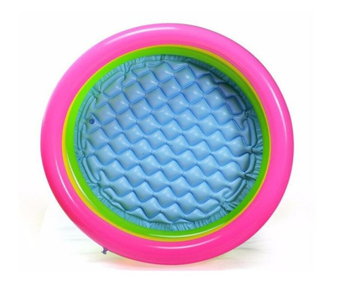 Дитячий надувний басейн Intex 58924 «Веселка» (Ø86 см, ↑25 см, об'єм: 56 л, надувне дно, серія: Baby Pools) фото 3