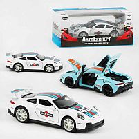 Машинка 78377 "Авто Експерт", 2 види, металопластик, 1:32, звук, світло, інерція, рухомі елементи, в коробці (163483)