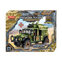 Конструктор "Віськова техніка" 16529 "Teko", 275 деталей, бронеавтомобіль “IVECO LMV M65”, в коробці