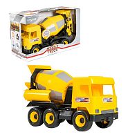 Авто "Middle truck" бетонозмішувач (4) 39493 (жовтий) в коробці "Tigres"