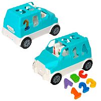 Авто "Smart wheels" сортер 6 ел. (бірюзовий) 40062 "Tigres"