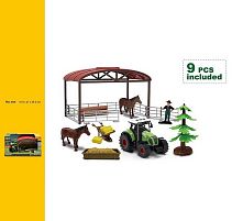 Ферма 550-18 K трактор, інерційний механізм, фігурки, звукові ефекти, підсвічування, в коробці