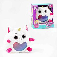 Інтерактивна іграшка 1929-2 "Єдиноріжка", підсвічування, мелодії, повторюшка, м'який, в коробці