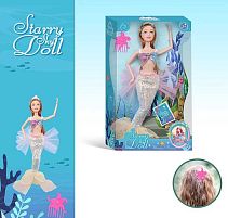 Лялька SK 055 A висота 30 см, взуття, прикраса, гребінець, в коробці