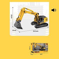 Екскаватор 584-1 3 звуки, гусені, рухомий ківш, платформа обертється на 360, в коробці